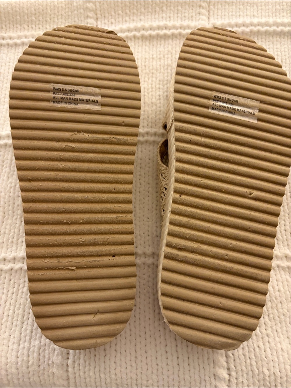 Dolce Vita Cream Braided Slide Sandals - Picture 6 of 6